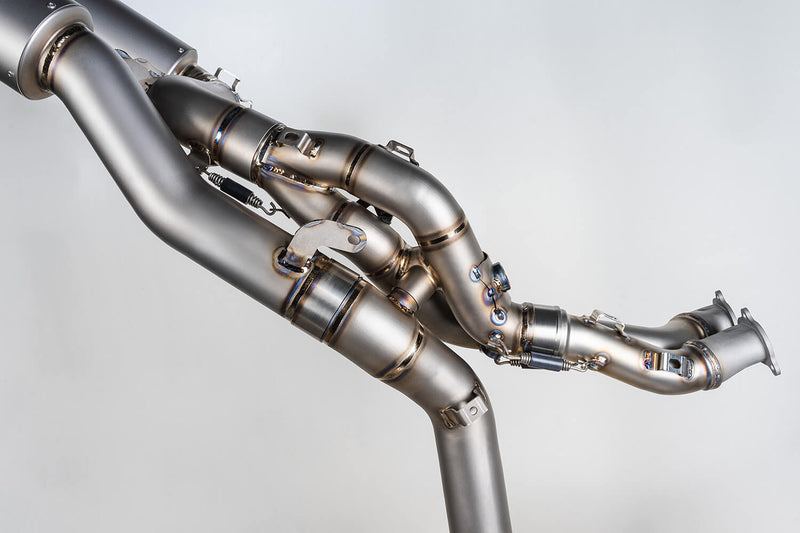 Spark Exhaust GDU8854T full titanium exhaust system on Ducati Panigale V4/S 2025-2026