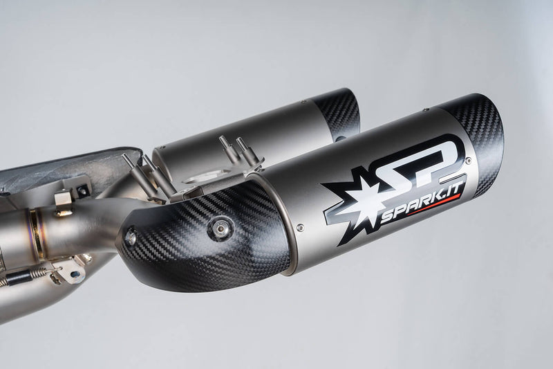 Spark Exhaust GDU8854T full titanium exhaust system on Ducati Panigale V4/S 2025-2026