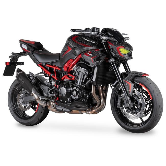 Spark Exhaust Konix Evo slip-on Kawasaki Z900 GKA0907DOM – view 4