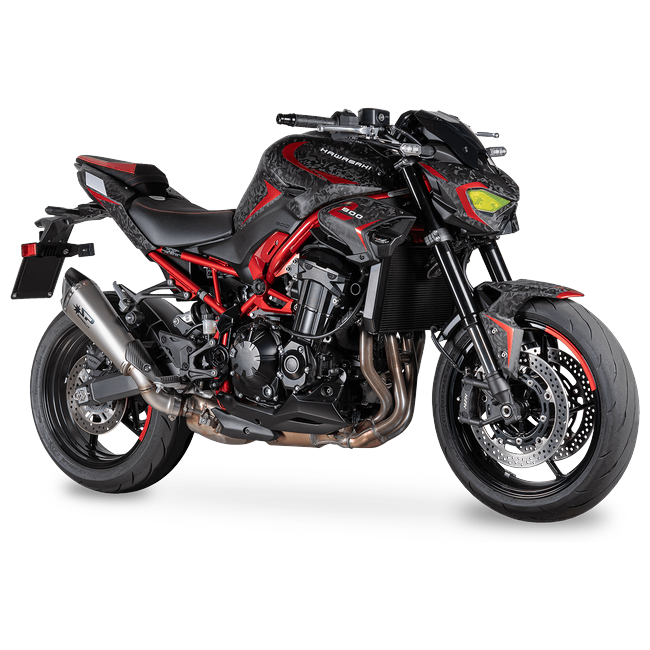 Spark Exhaust Konix Evo slip-on Kawasaki Z900 GKA0907T – view 4