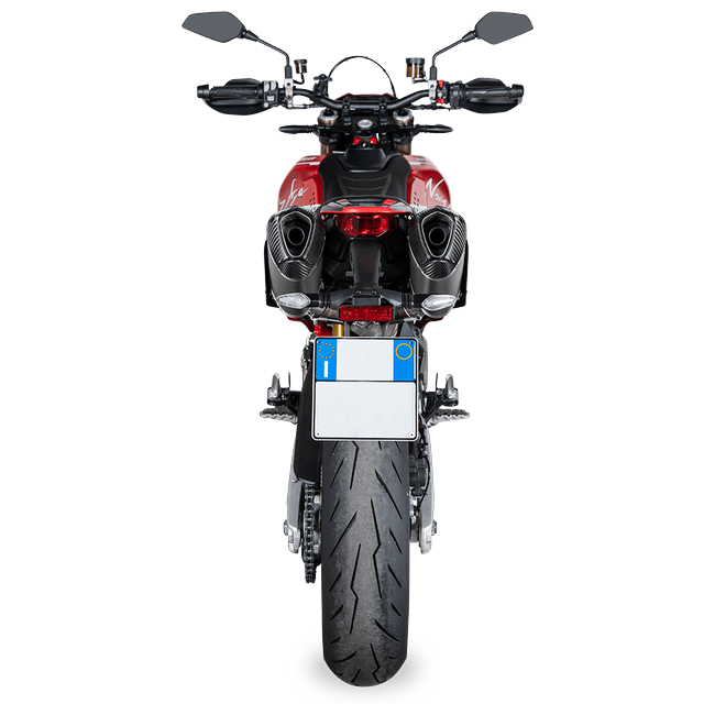Spark Exhaust Konix Evo Slip-On Pair Titanium Ducati Hypermotard 698 Mono GDU1810TOM