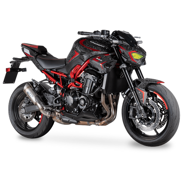 Spark Exhaust Grid-O slip-on Kawasaki Z900 GKA0908T – view 4