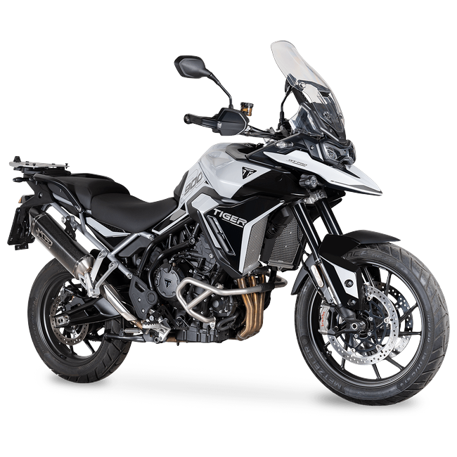 Spark Exhaust Force Evo slip-on full carbon Triumph Tiger 900 GT GTR0304COM