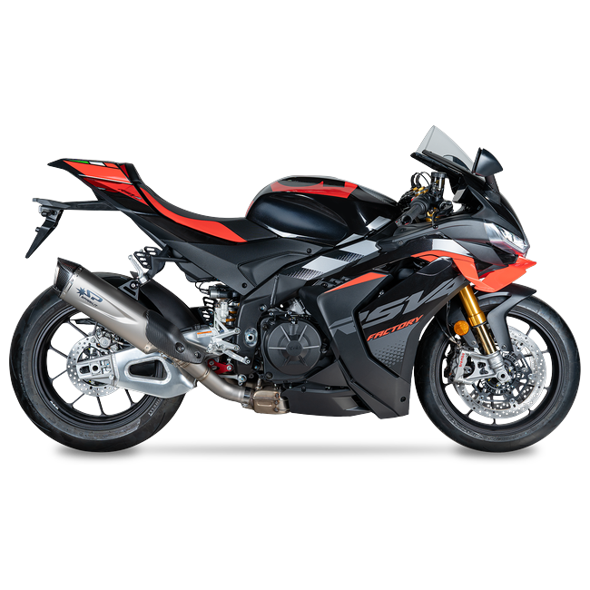 Spark Exhaust Force Evo Slip-On Titanium Aprilia RSV4 Tuono V4 GAP0407T