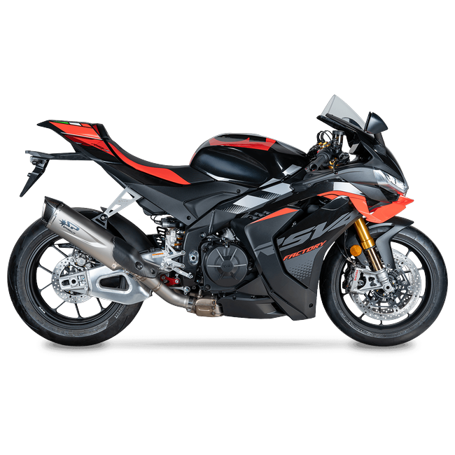 Spark Exhaust Force Evo Slip-On Titanium Aprilia RSV4 Tuono V4 GAP0407T
