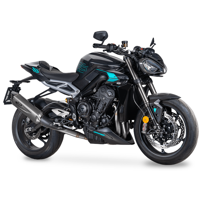 Spark Exhaust Force Evo link pipe Triumph Street Triple 765 R GTR0510T – view 4