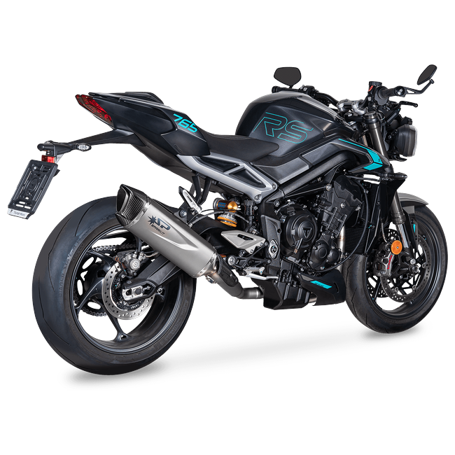 Spark Exhaust Force Evo link pipe Triumph Street Triple 765 R GTR0510T – view 5