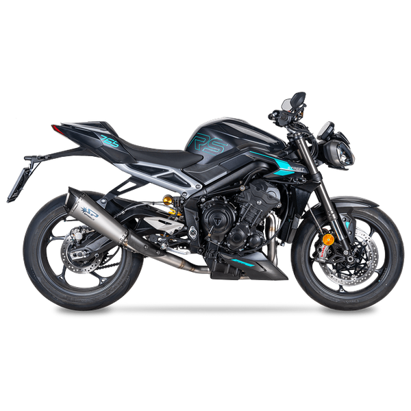 Spark Exhaust Konix Evo link pipe Triumph Street Triple 765 R GTR0509T – view 2