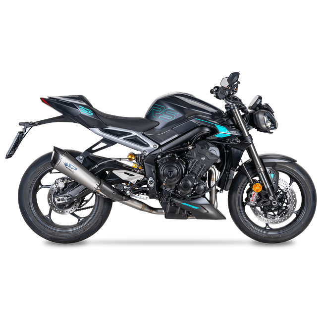 Spark Exhaust Konix Evo link pipe Triumph Street Triple 765 R GTR0509T – view 2