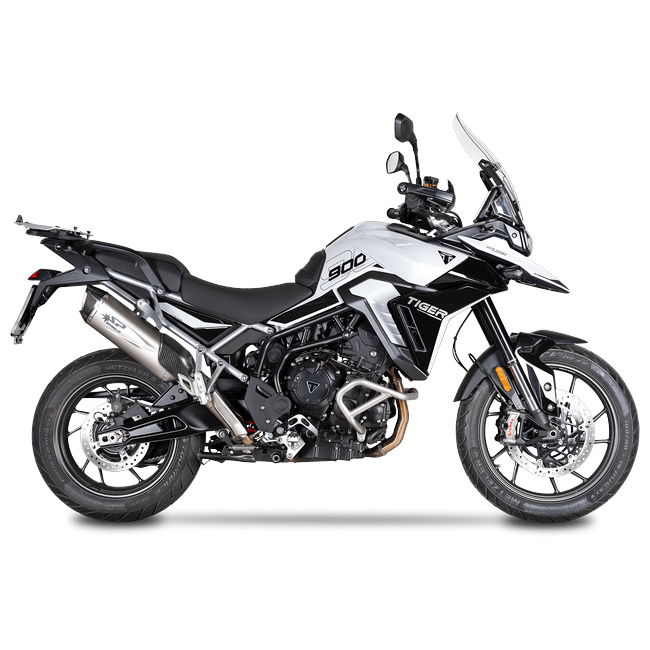 Spark Exhaust Force Evo slip-on titanium Triumph Tiger 900 GT GTR0304TOM
