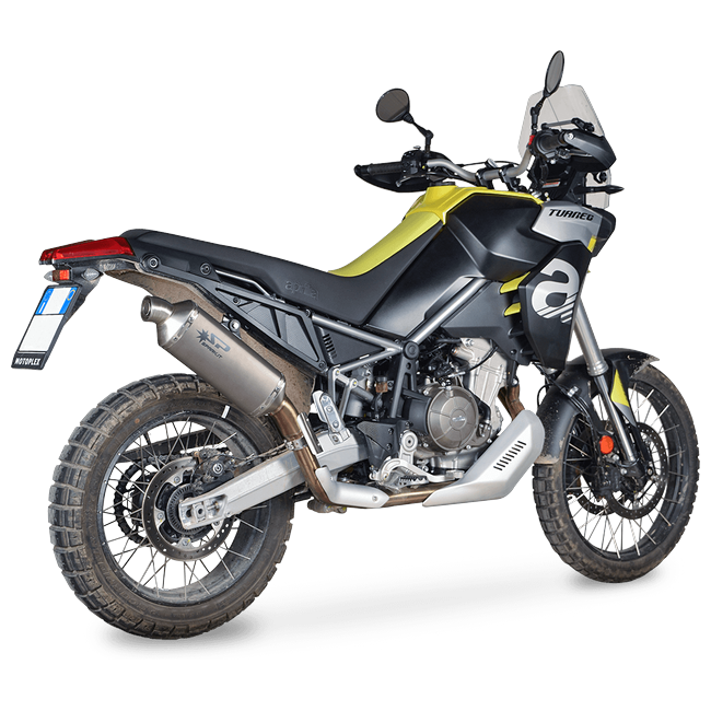 Spark Exhaust Dakar slip-on titanium Euro 5+ Aprilia Tuareg 660 GAP0501TOM