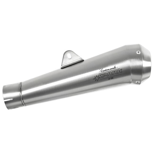 Spark Exhaust GP Style Universal Silencer Stainless Steel G00SI04I