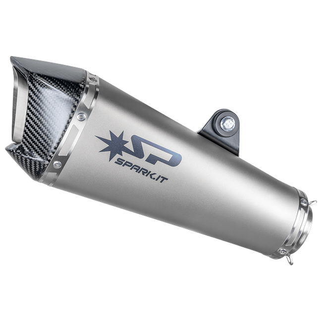 Spark Exhaust Konix Evo universal silencer titanium 60 mm G00SI25T