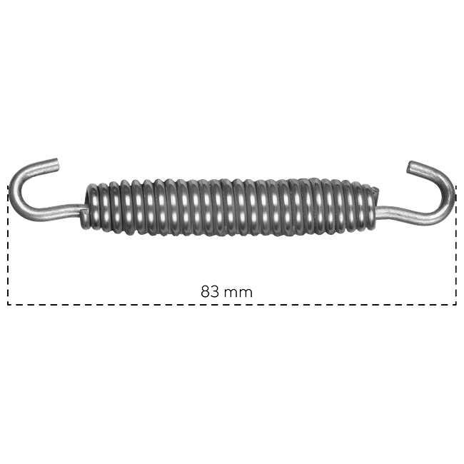 Spark Exhaust Exhaust Spring 83 mm Without Rubber Universal MOLLA01
