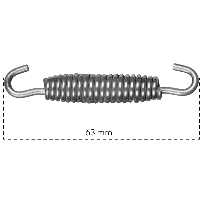 Spark Exhaust Exhaust Spring 63 mm Without Rubber Universal MOLLA02