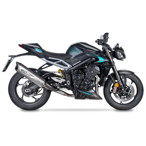 Spark Exhaust Force Evo link pipe Triumph Street Triple 765 R GTR0511T – view 2