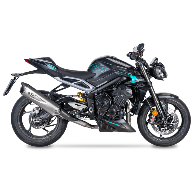 Spark Exhaust Force Evo link pipe Triumph Street Triple 765 R GTR0511T – view 2