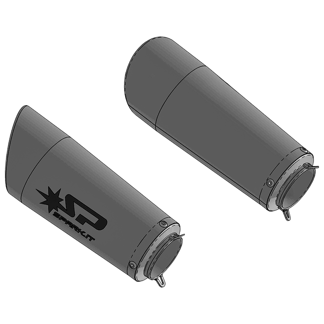 Spark Exhaust Grid-O silencer Ducati V4 GDU8839ST