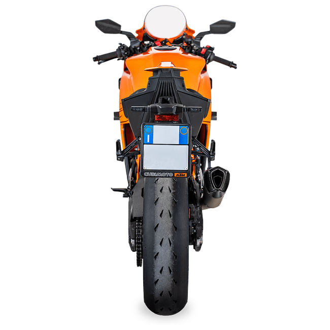 Spark Exhaust Konix Evo Slip-On Dark Stainless Euro 5+ KTM 990 Duke / R / RC R (2024-2026) GKT0121DOM