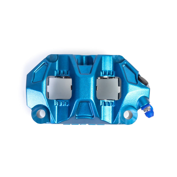 Talos C52 cast monoblock P4 32/32 front left brake caliper 100mm blue anodised