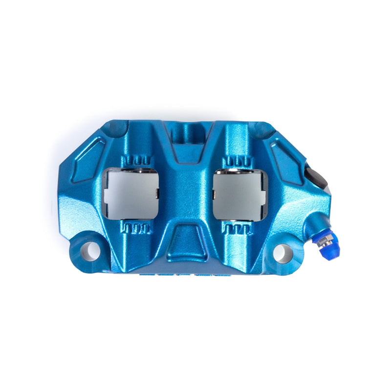 Talos C52 cast monoblock P4 32/32 front left brake caliper 100mm blue anodised