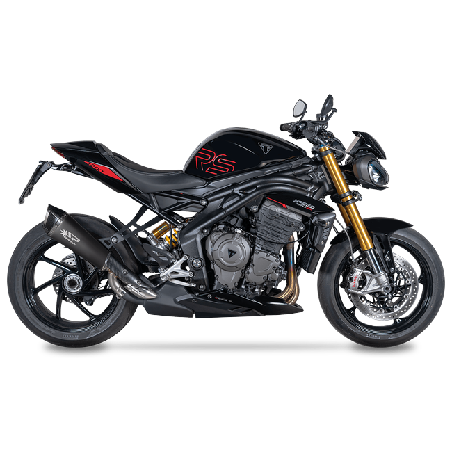 Spark Exhaust Konix Evo slip-on Triumph SPEED TRIPLE 1200 RS GTR0108DOM – view 2