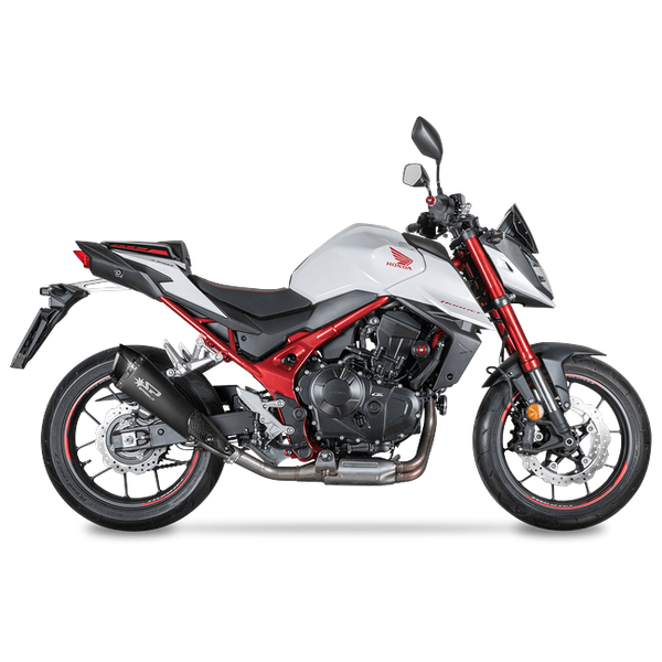 Spark Exhaust Konix Evo slip-on dark stainless Honda CB750 Hornet GHO0202DOM