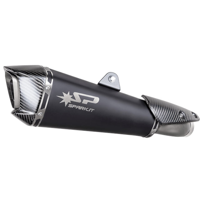 Spark Exhaust Konix Evo slip-on dark stainless Honda CB750 Hornet GHO0202DOM