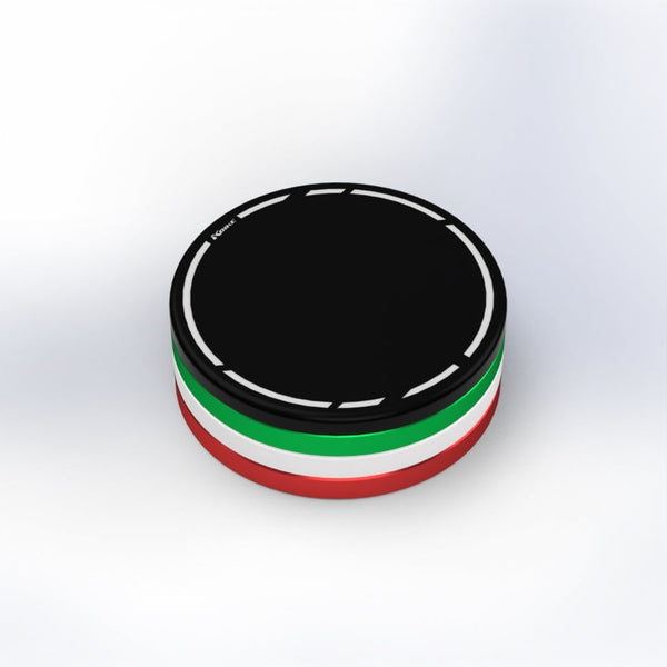 K-Bike Rear Brake Reservoir Cap Tricolore – Ducati Panigale V4/S/R (2025-2026) TS035