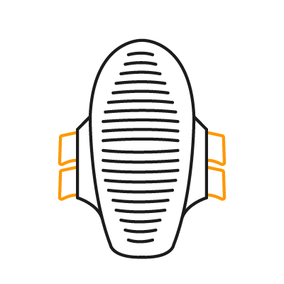 1x Micro-Lock Air MK2 Rückenprotektor
