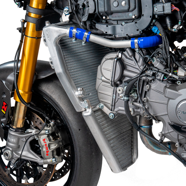 Feel Racing racing radiator kit detail, Ducati Panigale V2 890