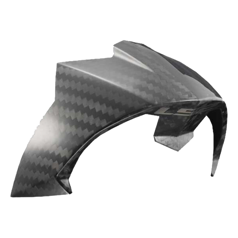 LS2 FF805 Thunder Rear Spoiler – Gloss Carbon Flash Black