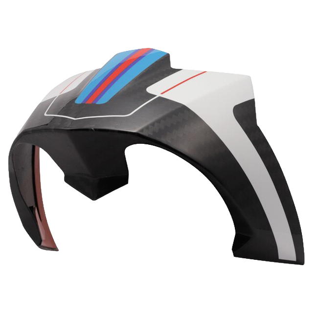 LS2 FF805 Thunder Rear Spoiler – Carbon Raute Blue/Red