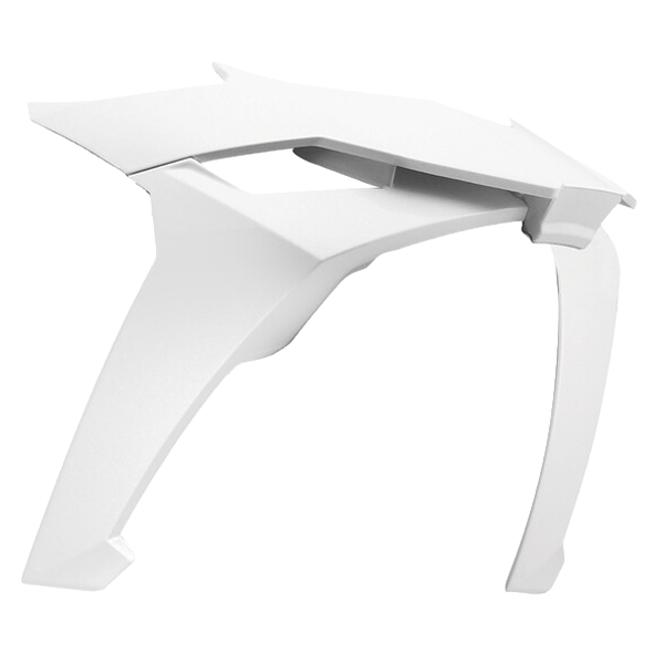 LS2 FF817 Challenger II Rear Spoiler – Solid Glitter White