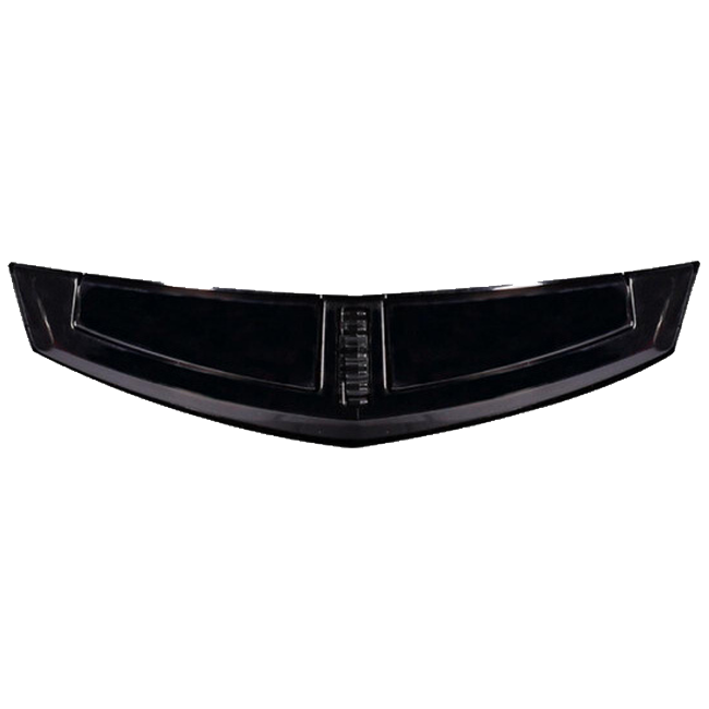 LS2 FF908 Strobe II Air Vent Chin Gloss Black