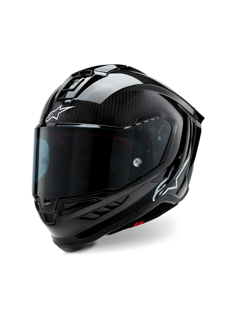 Alpinestars Supertech R10 Solid full-face helmet in carbon gloss finish