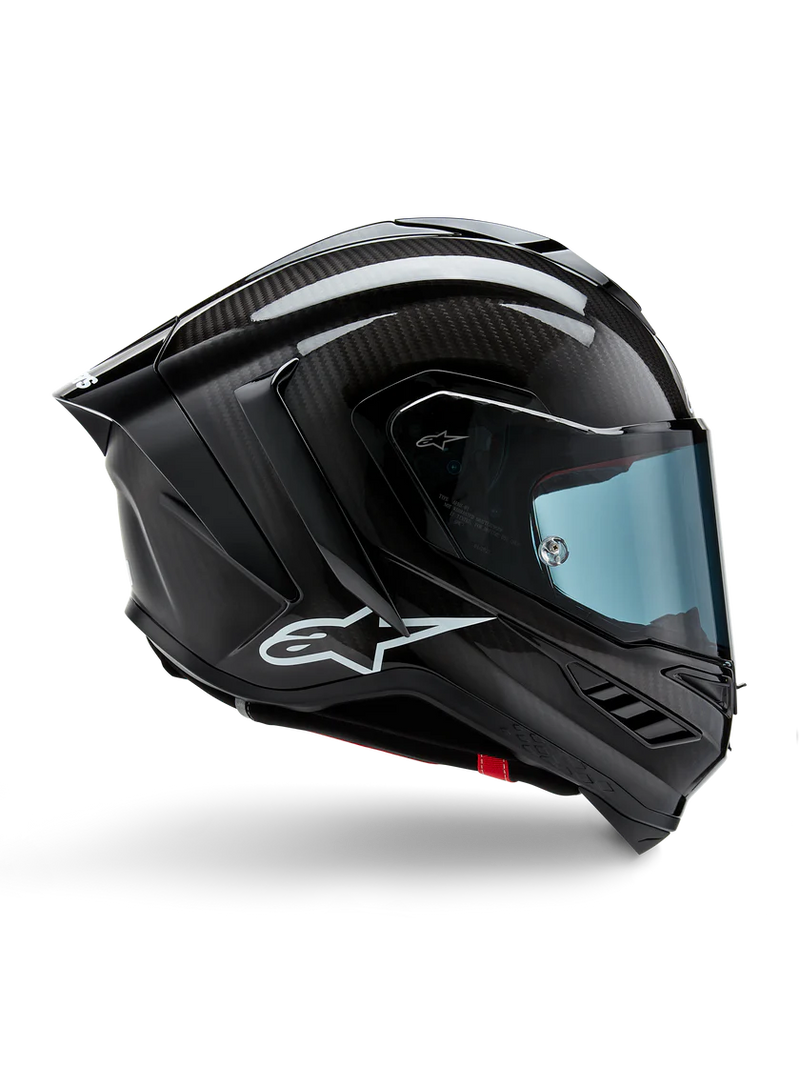 Alpinestars Supertech R10 Solid full-face helmet in carbon gloss finish