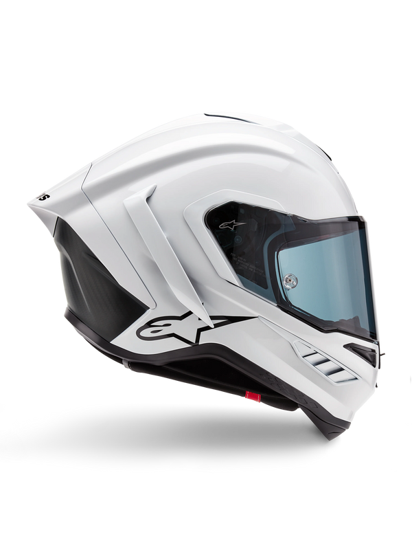 Alpinestars Supertech R10 Solid full-face helmet in gloss white