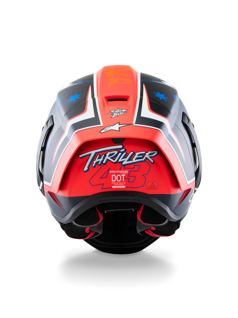 Alpinestars Supertech R10 full-face helmet Jack Miller Replica 2024 limited edition carbon