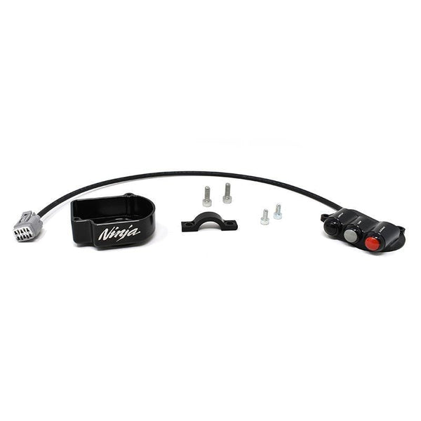 JetPrime CNC aluminium throttle housing with handlebar switch for Kawasaki ZX-10 R/RR 2021-2026