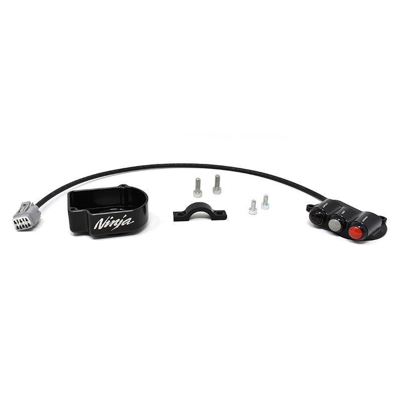 JetPrime CNC aluminium throttle housing with handlebar switch for Kawasaki ZX-10 R/RR 2021-2026