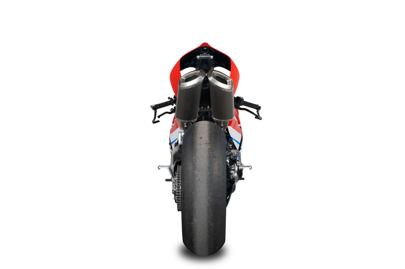 Spark Exhaust GDU8836 SSP titanium full exhaust system on Ducati Panigale V2 955