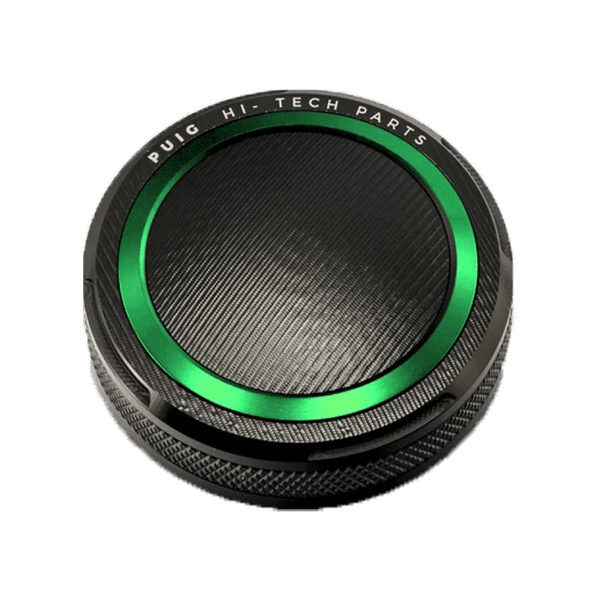 Puig CNC aluminium front brake fluid reservoir cap for BMW M1000RR K66 in anodised colour options