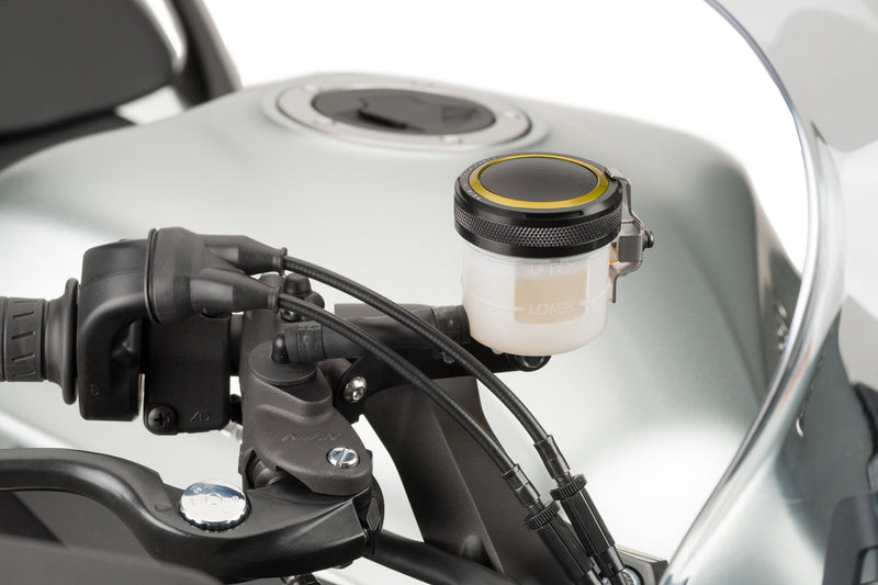 Puig CNC aluminium front brake reservoir cap for Honda CBR 600 RR PC69, anodised finish