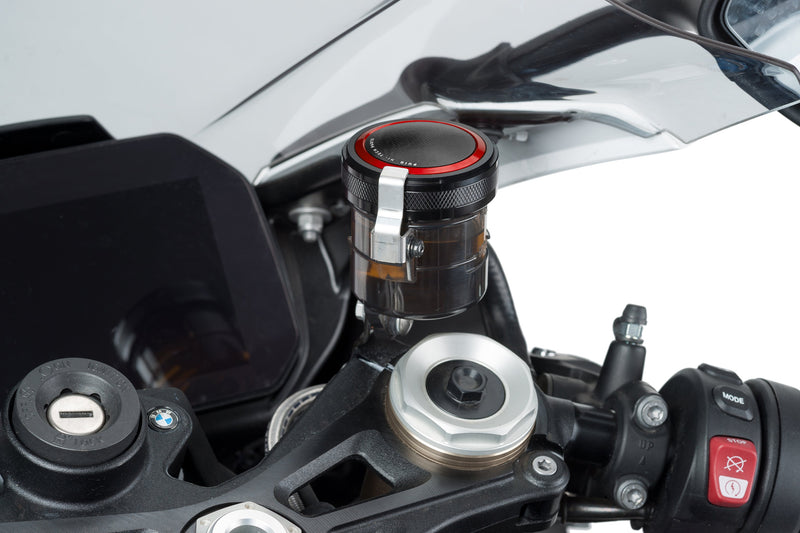 Puig CNC aluminium front brake reservoir cap for Honda CBR 600 RR PC69, anodised finish