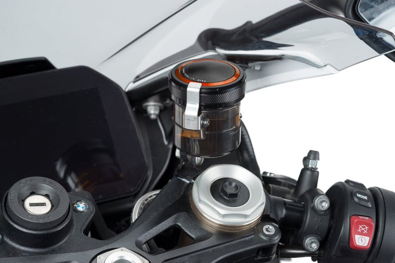 Puig CNC aluminium front brake reservoir cap for Honda CBR 600 RR PC69, anodised finish