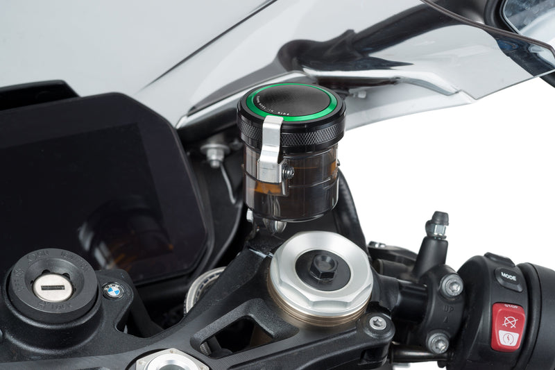 Puig CNC aluminium front brake reservoir cap for Honda CBR 600 RR PC69, anodised finish