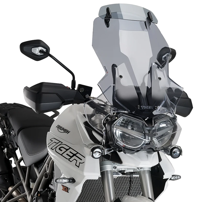 Puig Touring Windshield with Visor for Triumph Tiger 800 XR (2018–2019)