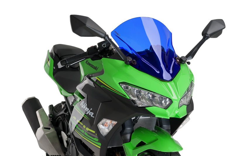 Puig Z-Racing double-bubble windscreen for Kawasaki Ninja 400 2018-2023