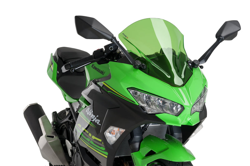 Puig Z-Racing double-bubble windscreen for Kawasaki Ninja 400 2018-2023